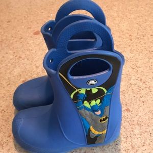 Batman Crocs Rain Boots size 11